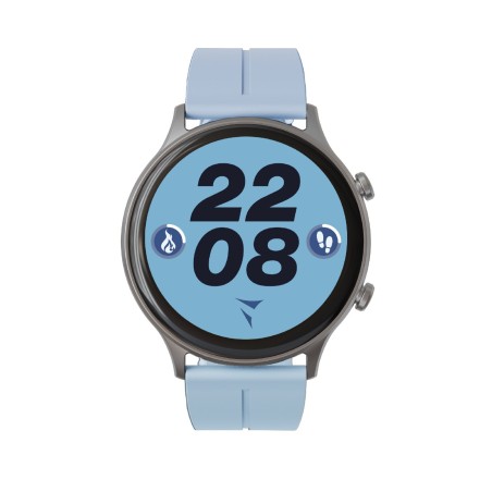 *TECHMADE SMARTWATCH SILVER CASE + LBL BELT + LBL EARBUD BUNDLE