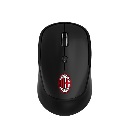 TECHMADE MOUSE SENZA FILO UFFICIALE MILAN NERO