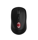 TECHMADE MOUSE SENZA FILO UFFICIALE MILAN NERO