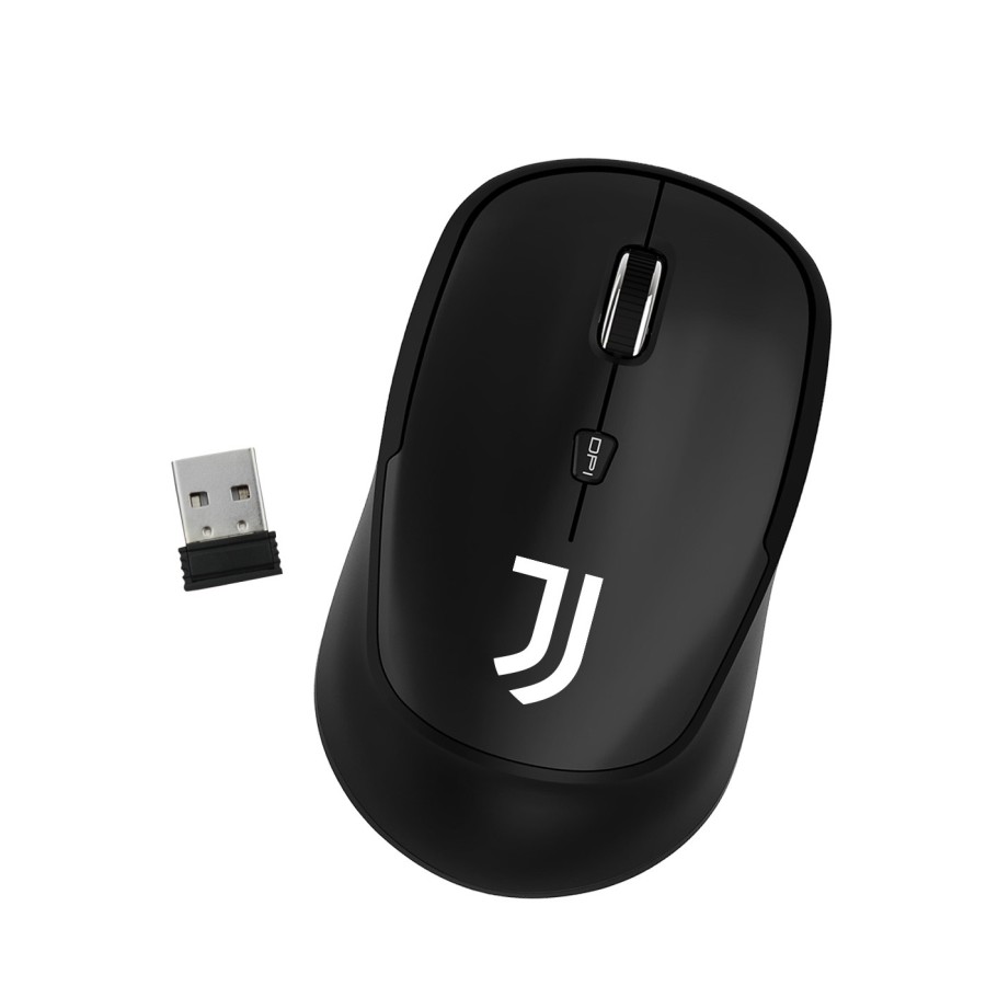 TECHMADE MOUSE SENZA FILI UFFICIALE JUVENTUS NERO