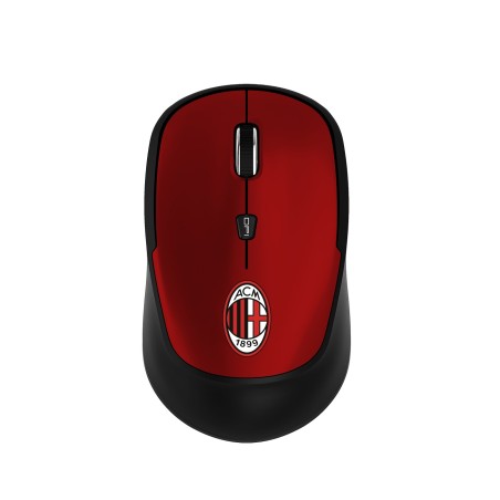 TECHMADE MOUSE SENZA FILO UFFICIALE MILAN ROSSO