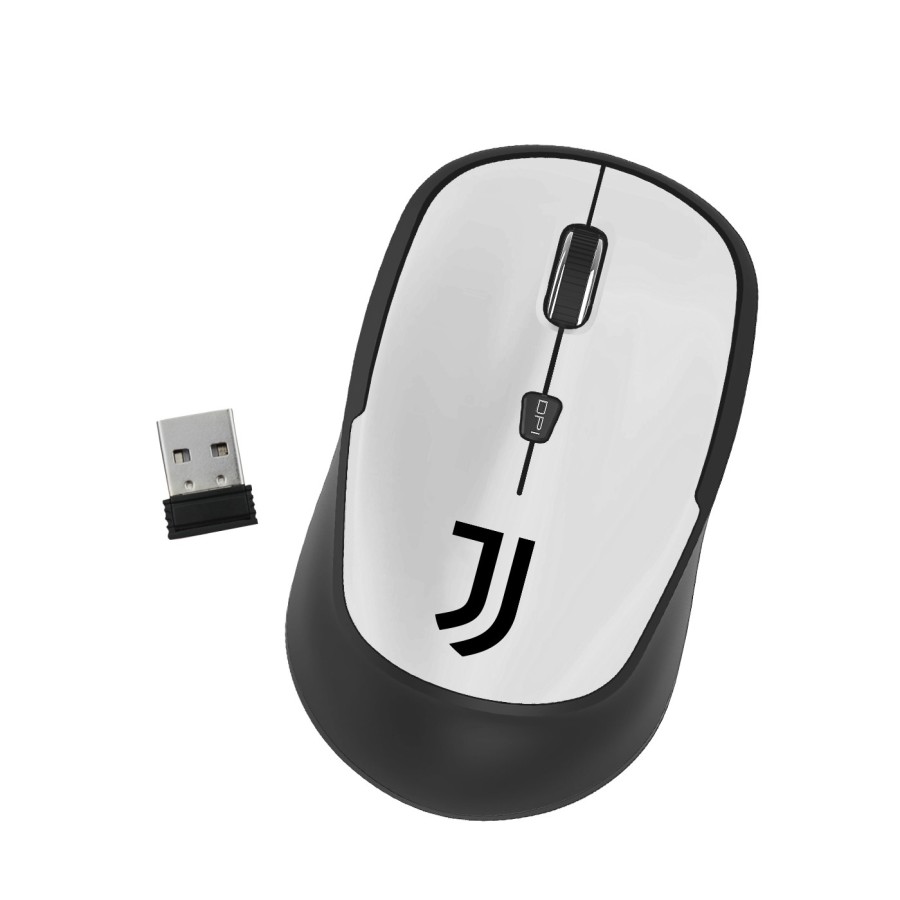 TECHMADE MOUSE SENZA FILO UFFICIALE JUVENTUS BIANCO