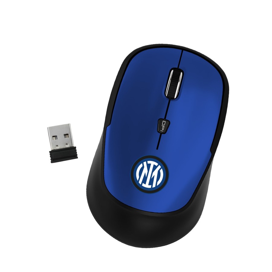 TECHMADE MOUSE SENZA FILO UFFICIALE INTER BLU