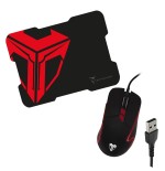 TECHMADE COMBO SET GAMING MOUSE+MOUSEPAD TM-XJG36-BK