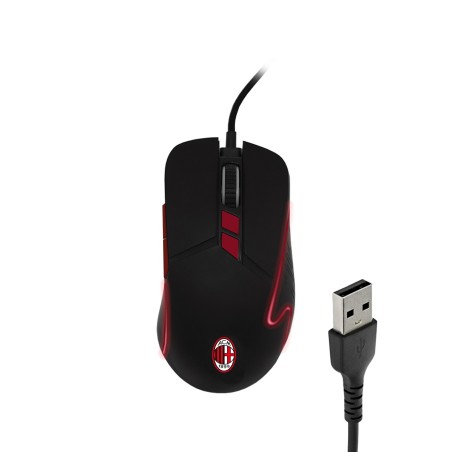 TECHMADE COMBO SET GAMING MOUSE + PAD UFFICIALE MILAN