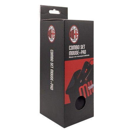 TECHMADE COMBO SET GAMING MOUSE + PAD UFFICIALE MILAN