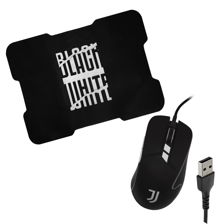 TECHMADE COMBO SET GAMING MOUSE+PAD UFFICIALE JUVENTUS