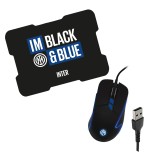 TECHMADE COMBO SET GAMING MOUSE+PAD UFFICIALE INTER
