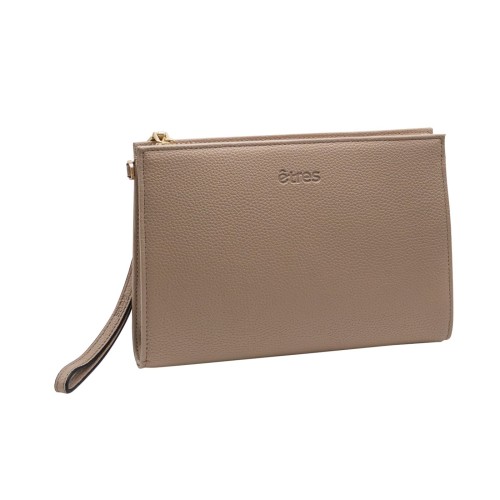 ETRES HANDBAG LIGHT-BROWN GOLD IN SIMILPELLE CON ZIP E TRACOLLA