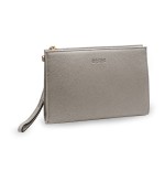 ETRES HANDBAG SILVER-GOLD IN SIMILPELLE CON ZIP E TRACOLLA