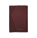 ETRES ITALIA WALLET MODELLO ROMA GENUINE LEATHER CLASSIC DARKRED