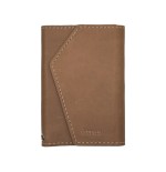 ETRES ITALIA WALLET MODELLO ROMA GENUINE LEATHER CLASSIC BROWN