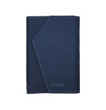 ETRES ITALIA WALLET MODELLO ROMA GENUINE LEATHER CLASSIC BLU