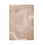 ETRES ITALIA WALLET MODELLO ROMA GENUINE LEATHER CAM LIGHT BROWN