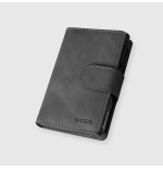 ETRES SMART WALLET SLIDE PORTACARTE IN METALLO BLACK MAGSAFE