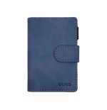 ETRES SMART WALLET SLIDE PORTACARTE IN METALLO BLU MAGSAFE