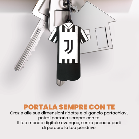 TECHMADE PENDRIVE 32GB UFFICIALE JUVENTUS