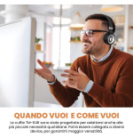 TECHMADE TM-046-JUV CUFFIE SENZA FILO CON MIC E TASTI FUNZIONE