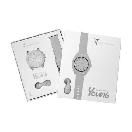 TECHMADE TM-YOUNG-WH SMARTWATCH YOUNG+AURICOLARE SINGOLO WHITE