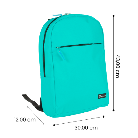 TECHMADE ZAINO PROFESSIONAL STYLE PER PC (30x12x43 CM) LIGHT BLU